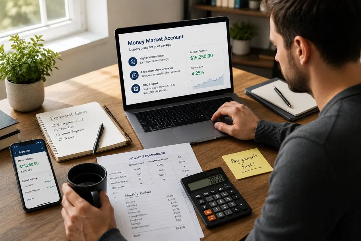 What is a money market account and how does it work?