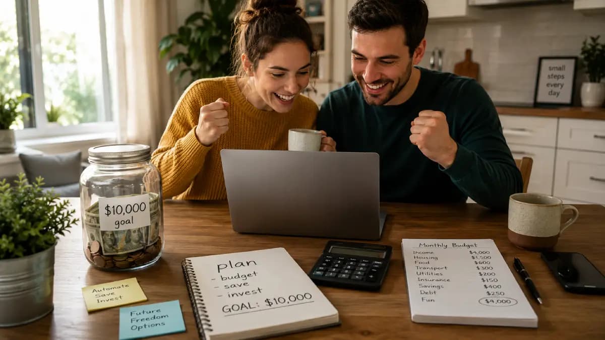 How to save your first $10,000